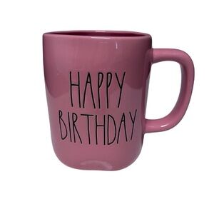Rae Dunn "Happy Birthday" Pink Coffee Mug – Artisan Collection